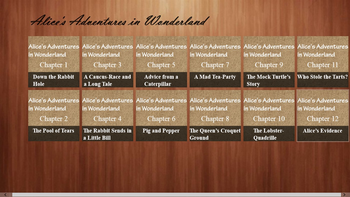 #1. Alice's Adventures in Wonderland eBook (Windows) 来自: rayapppro
