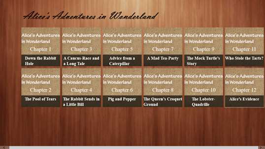 Alice's Adventures in Wonderland eBook screenshot 1