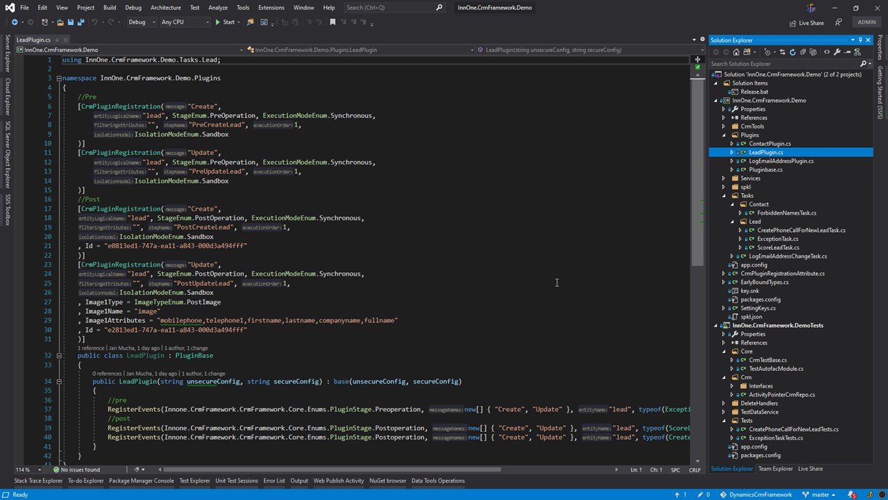 Snapshot 4 of Dataverse Plugin Development Framework