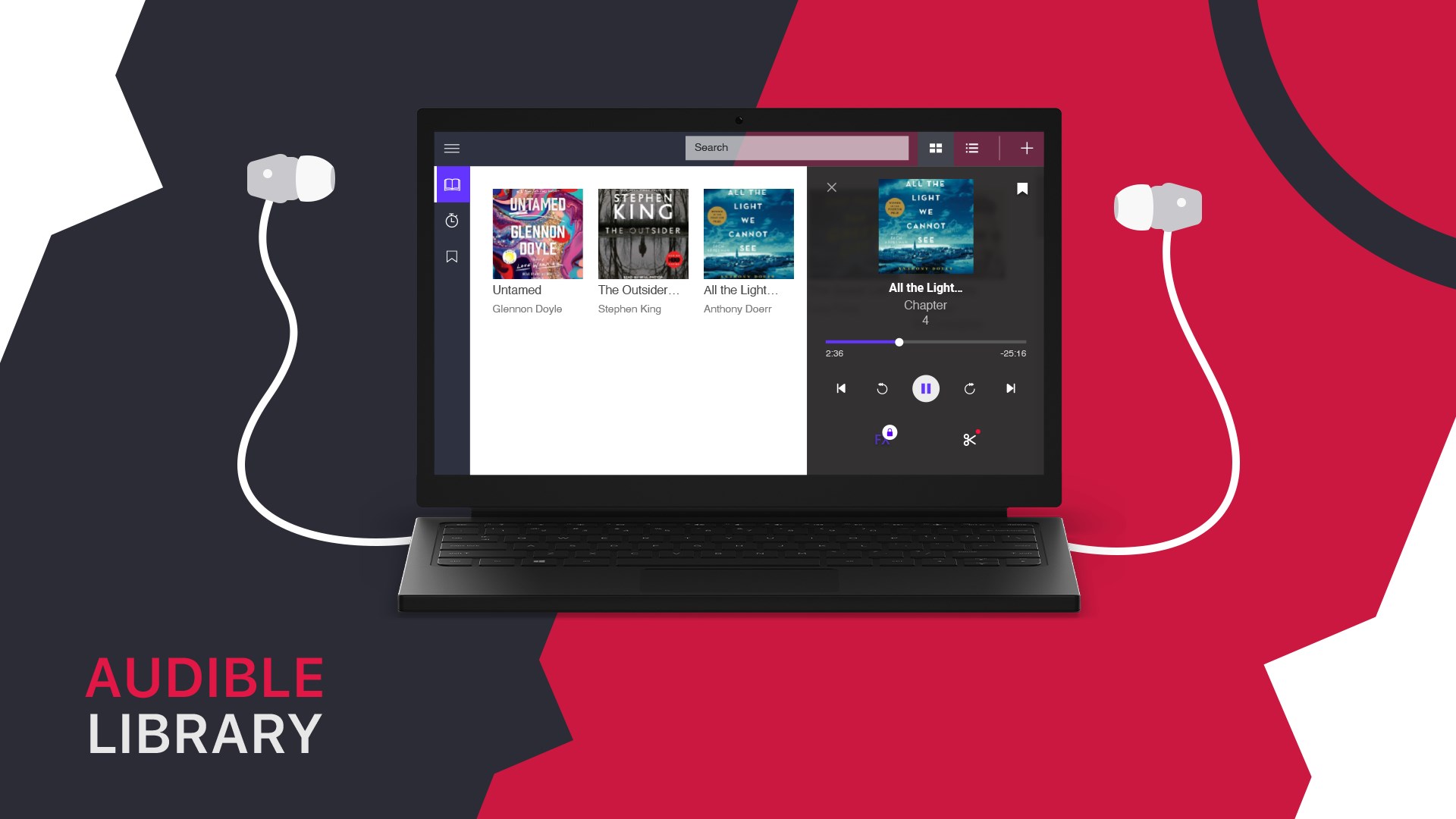 Get Audible Library Smart Audiobooks Player for kids & adults Listen