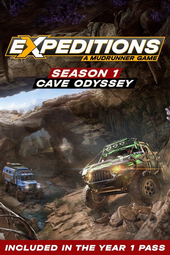 Expeditions: A MudRunner game - Season 1: Cave Odyssey Xbox Series X|S and Xbox One cover art