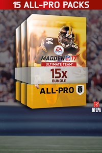 Paquete de 15 Packs Todo Pro de Madden NFL 17