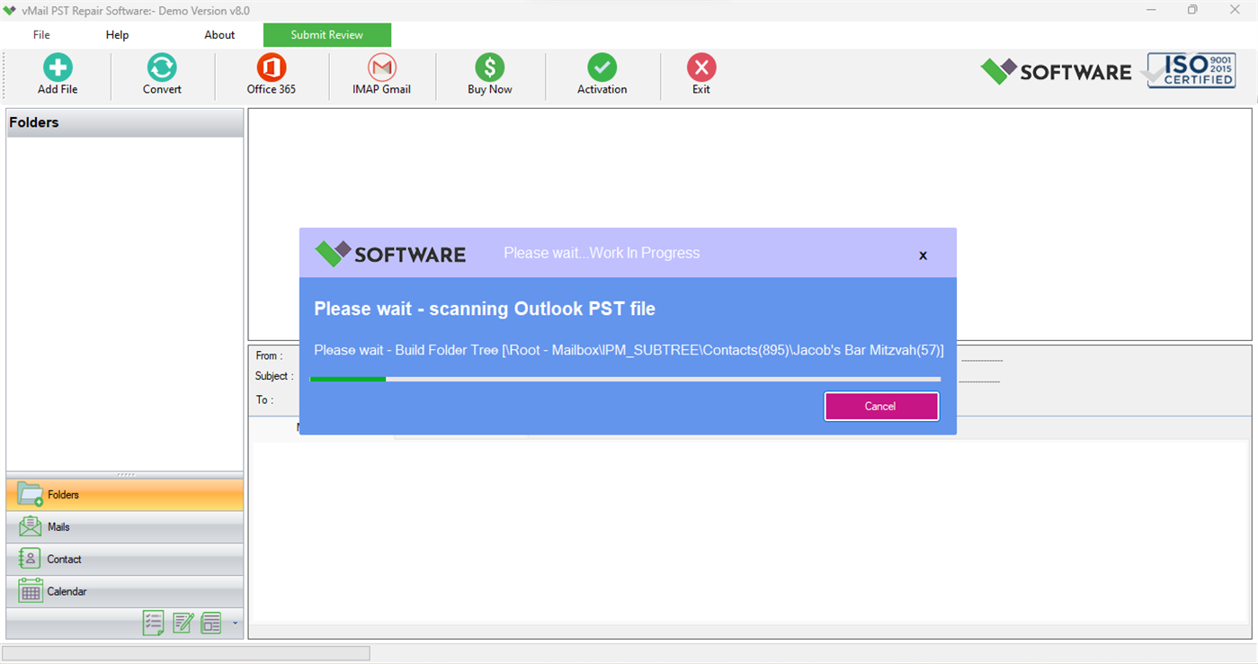 #3. vMail OST to PST Converter Software (Windows) Με: Ayush Tech Software