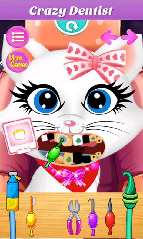 White Cat At the Dentist Screenshots 2
