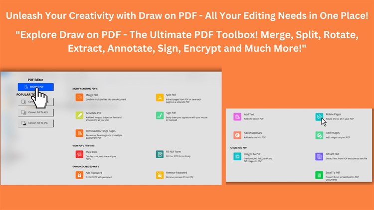 Draw On Pdf: PDF Editor - PC - (Windows)