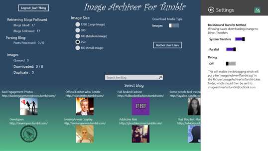 Image Archiver for Tumblr screenshot 5