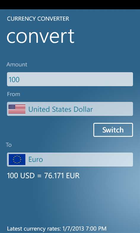 Currency Converter Screenshots 2