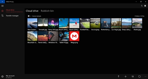 MEGA Privacy (beta) Screenshot