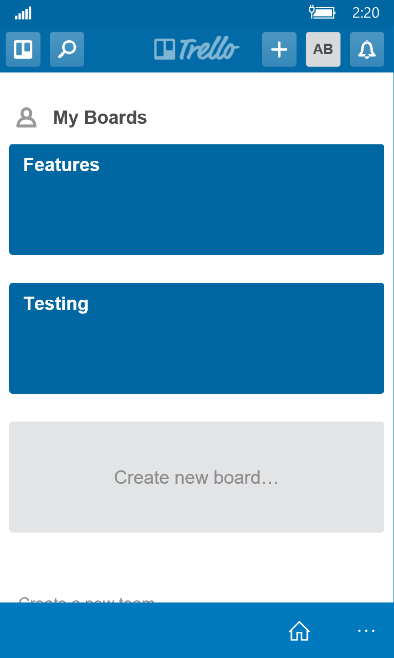 ABoards for Trello for Windows 10