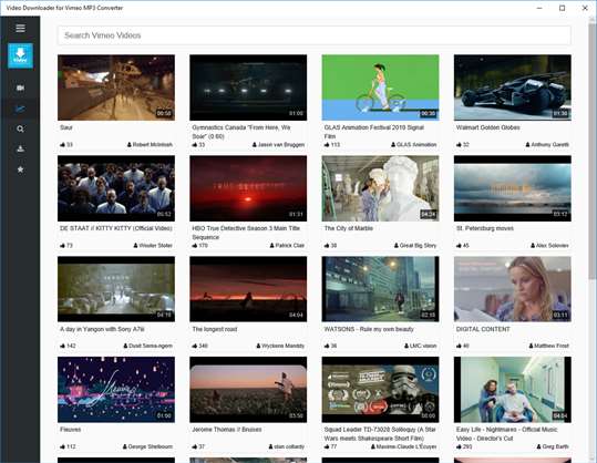 Video Downloader for Vimeo MP3 Converter screenshot 1