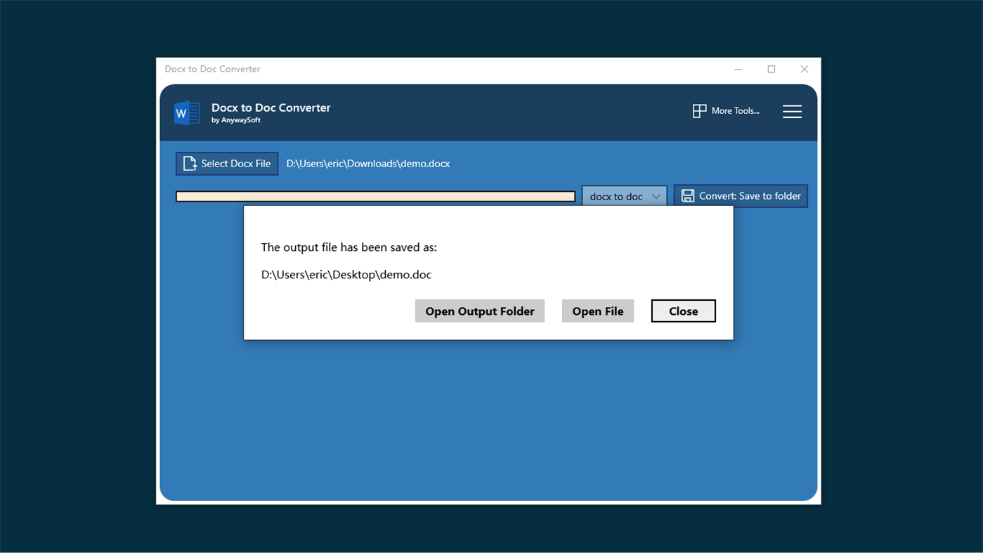 #4. Docx to Doc Converter (Windows) Oleh: AnywaySoft, Inc.