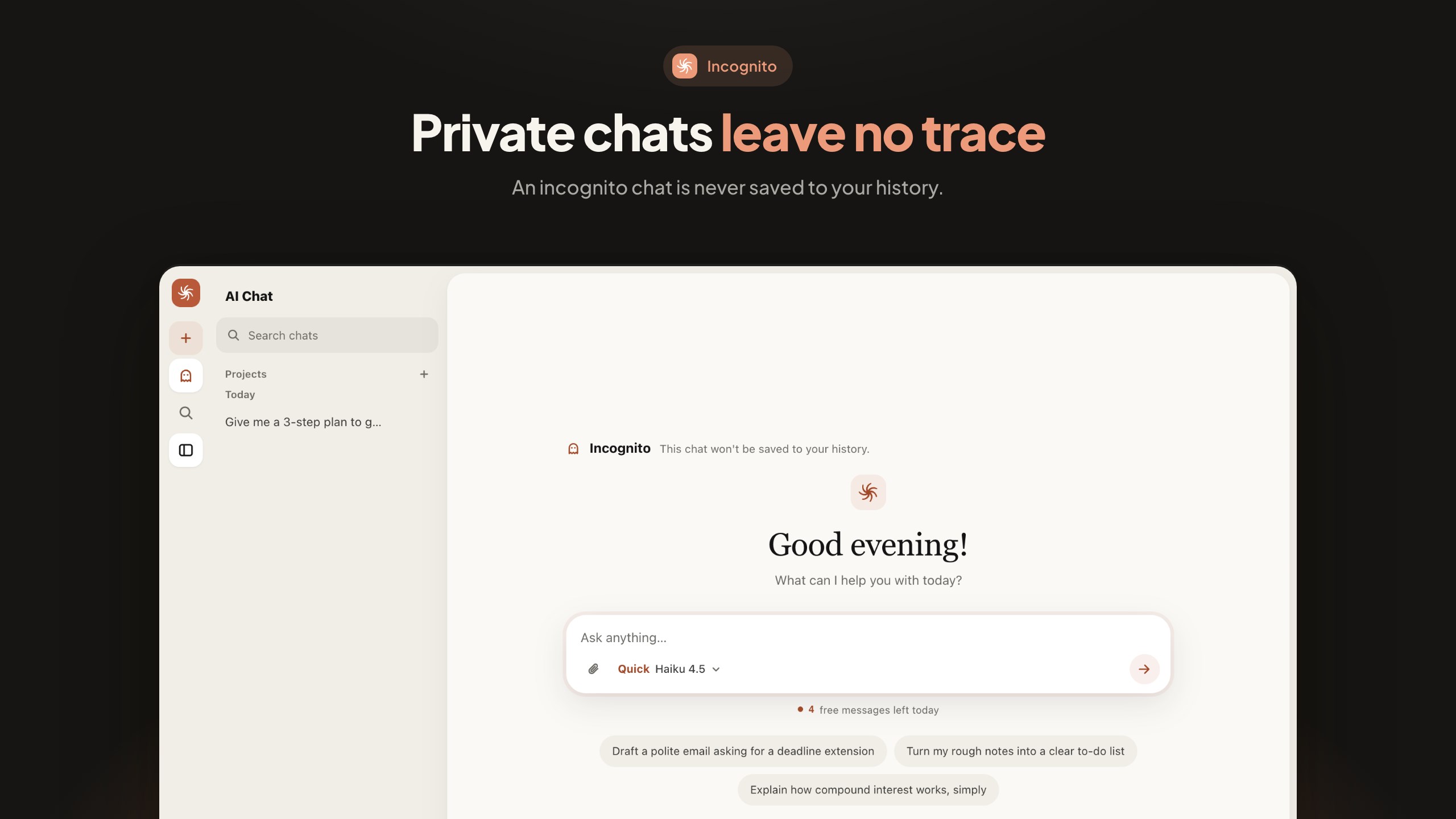 AI Chat : Claude screenshot