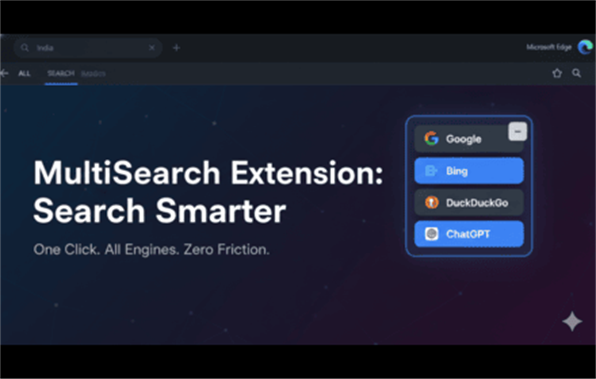 Multi Search Engine Widget