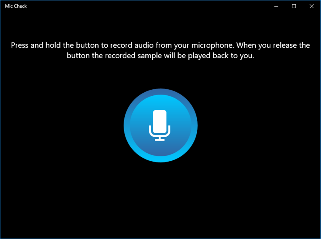 #1. Mic Check (Windows) Door: SyzygyArc