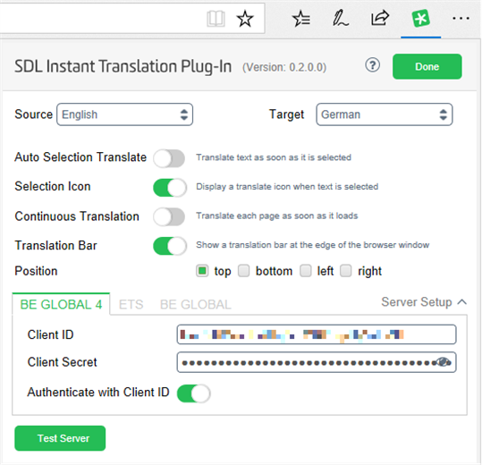 SDL Instant Translation screenshot 1