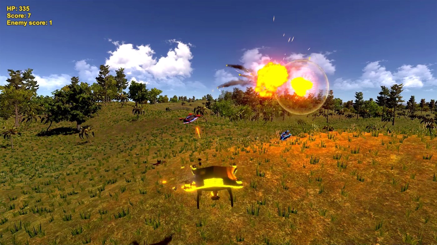 #4. Drone Conflict Simulator Game (Windows) Por: x