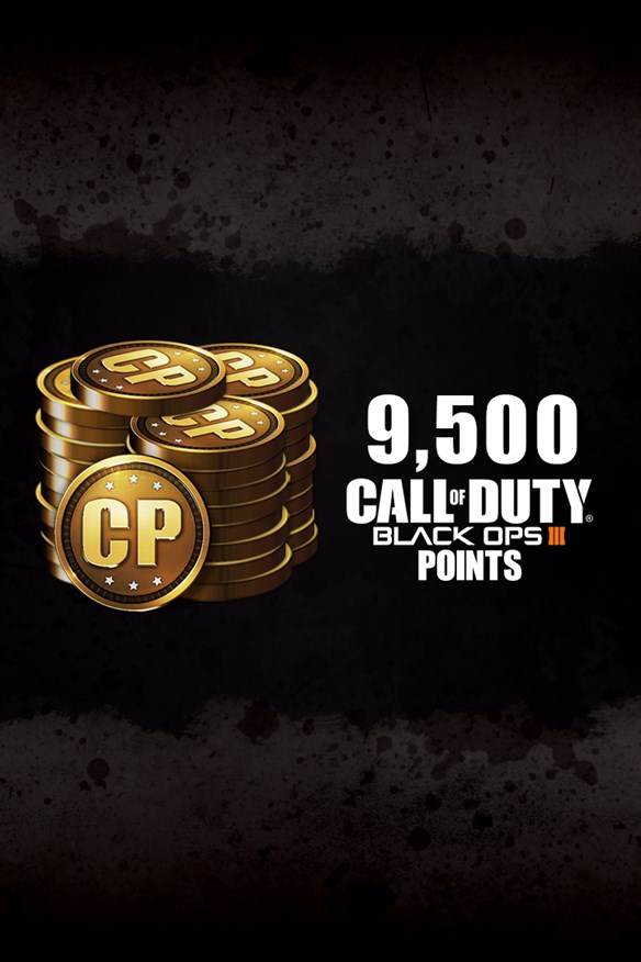 9,500 Call of Duty: Black Ops III Points