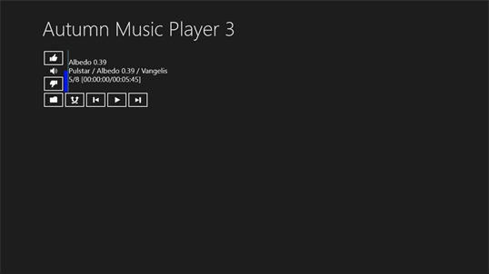 Autumn Music Player 3 screenshot 1