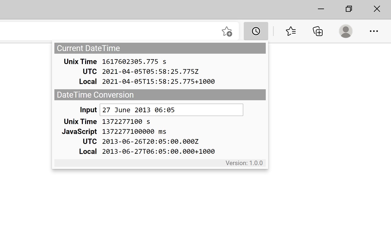 Utc time converter