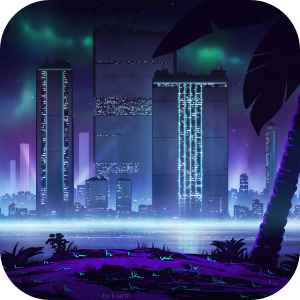 Cyberpunk Anime City Wallpaper HD HomePage icon