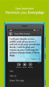 Daily Bible Psalm Verses screenshot 5