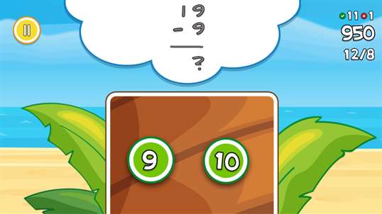 MEGA Subtraction 1-100 - funny education math games for adults & kids (1st 2nd 3rd school grades) screenshot 5