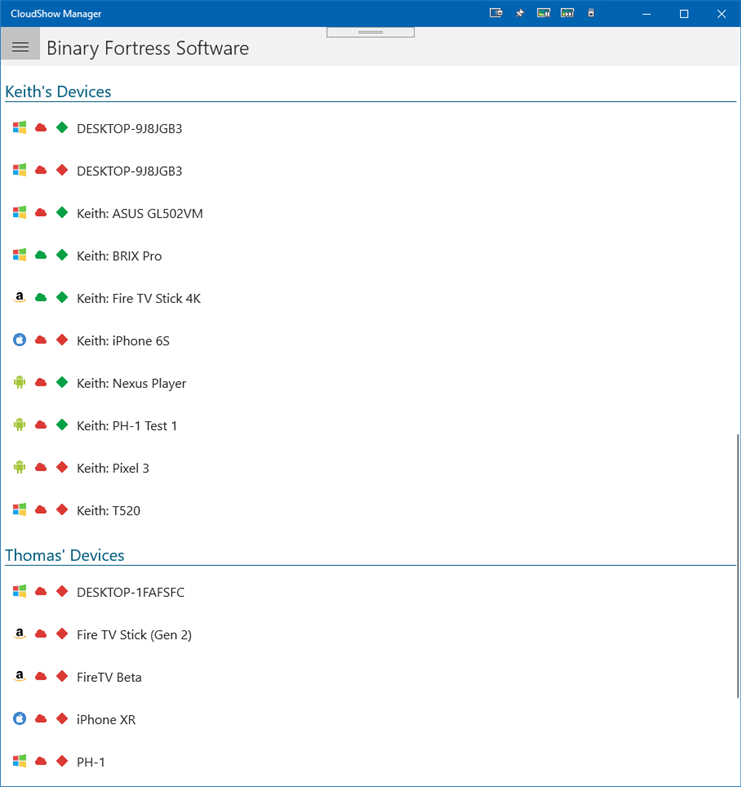 #1. CloudShow Manager (Windows) Με: Binary Fortress Software