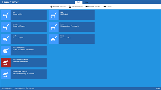 Einkaufsliste ⁺ screenshot 1