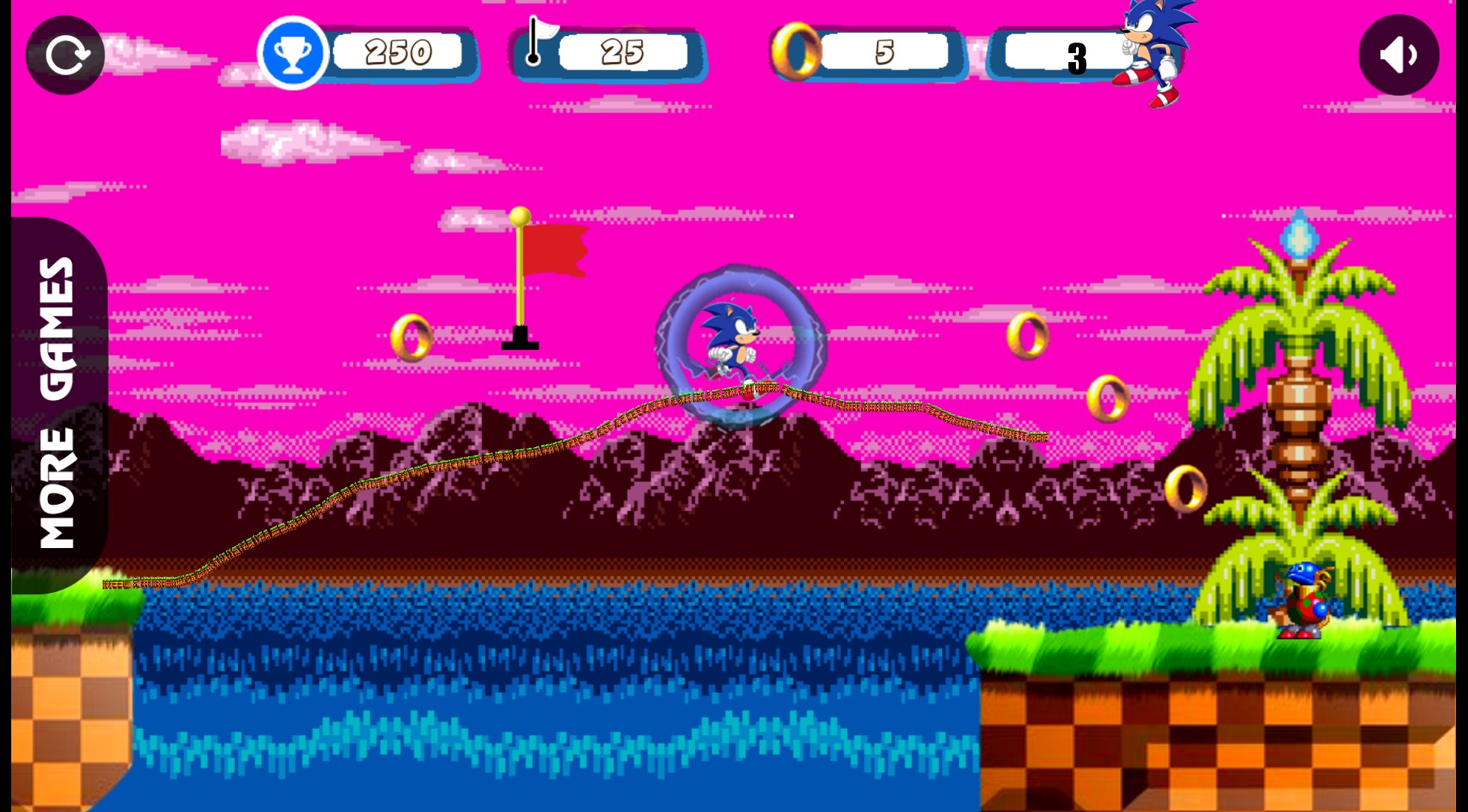 Captura de Pantalla 3 Sonic Run Gold Dash windows