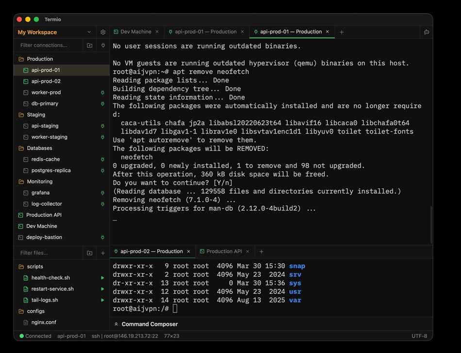 Terminal & SSH Manager - Termio (Windows) By: DevPrime