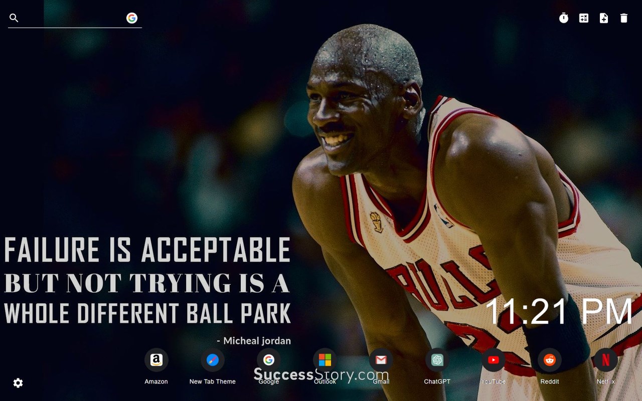 Michael Jordan Wallpaper New Tab