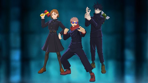 Jujutsu Kaisen Cursed Clash - Conjunto de Trajes do Primeiro Ano da Escola Técnica de Jujutsu