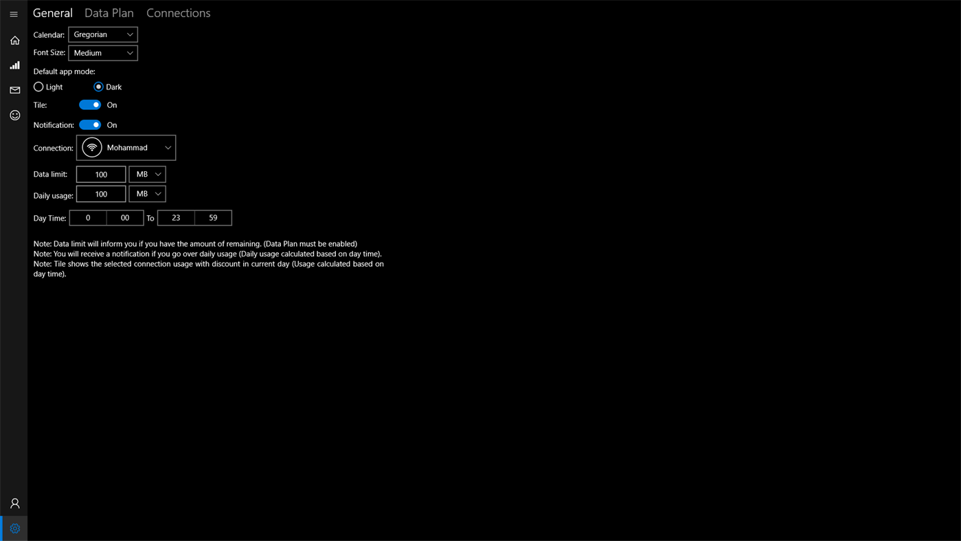 #6. DataUsage (Windows) Ved: Amin Borjian