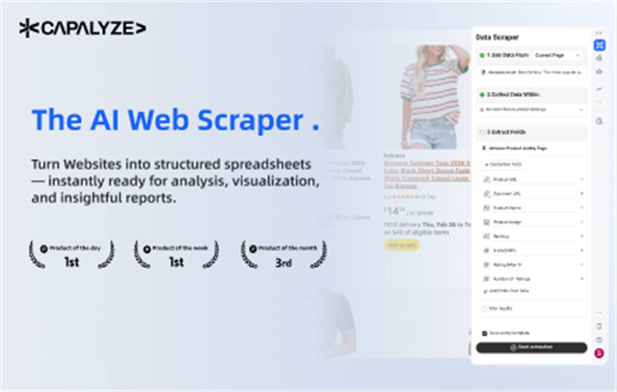 Capalyze: AI Web Scraper for Data Extraction