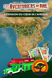 Les Aventuriers du Rail®: Extension du cœur de l’Afrique