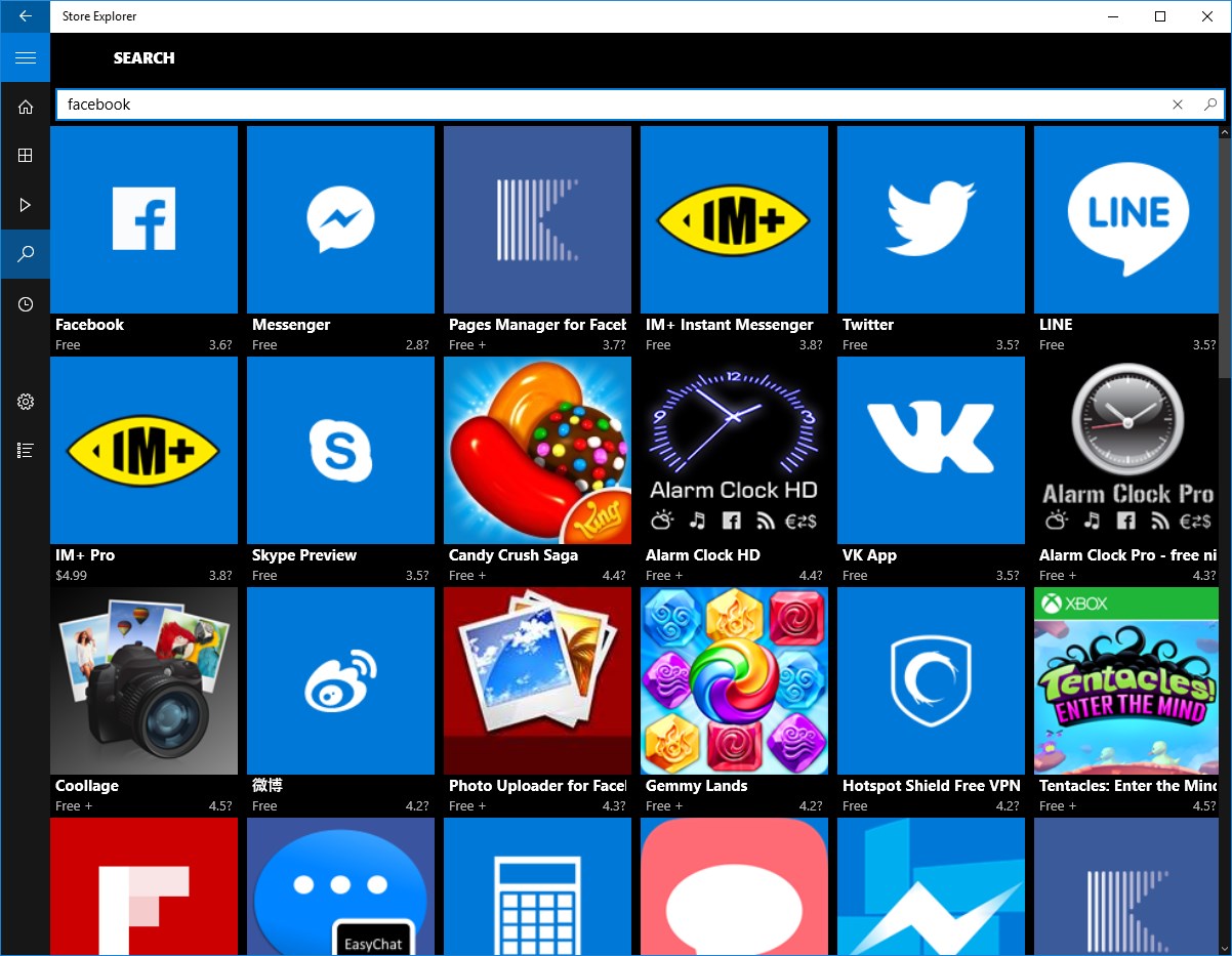 Store Explorer for Windows 10