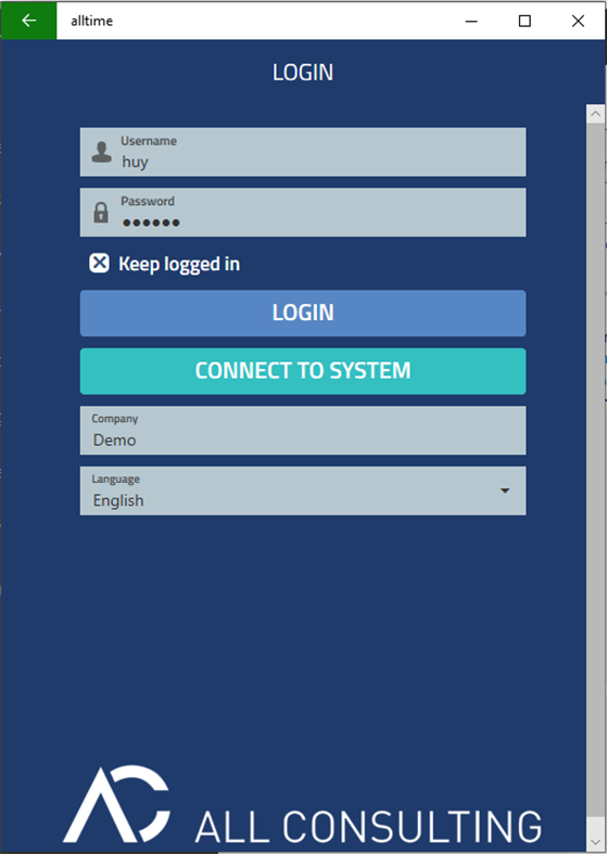 #1. alltime - App on Microsoft Store (Windows) โดย: ALL CONSULTING AG