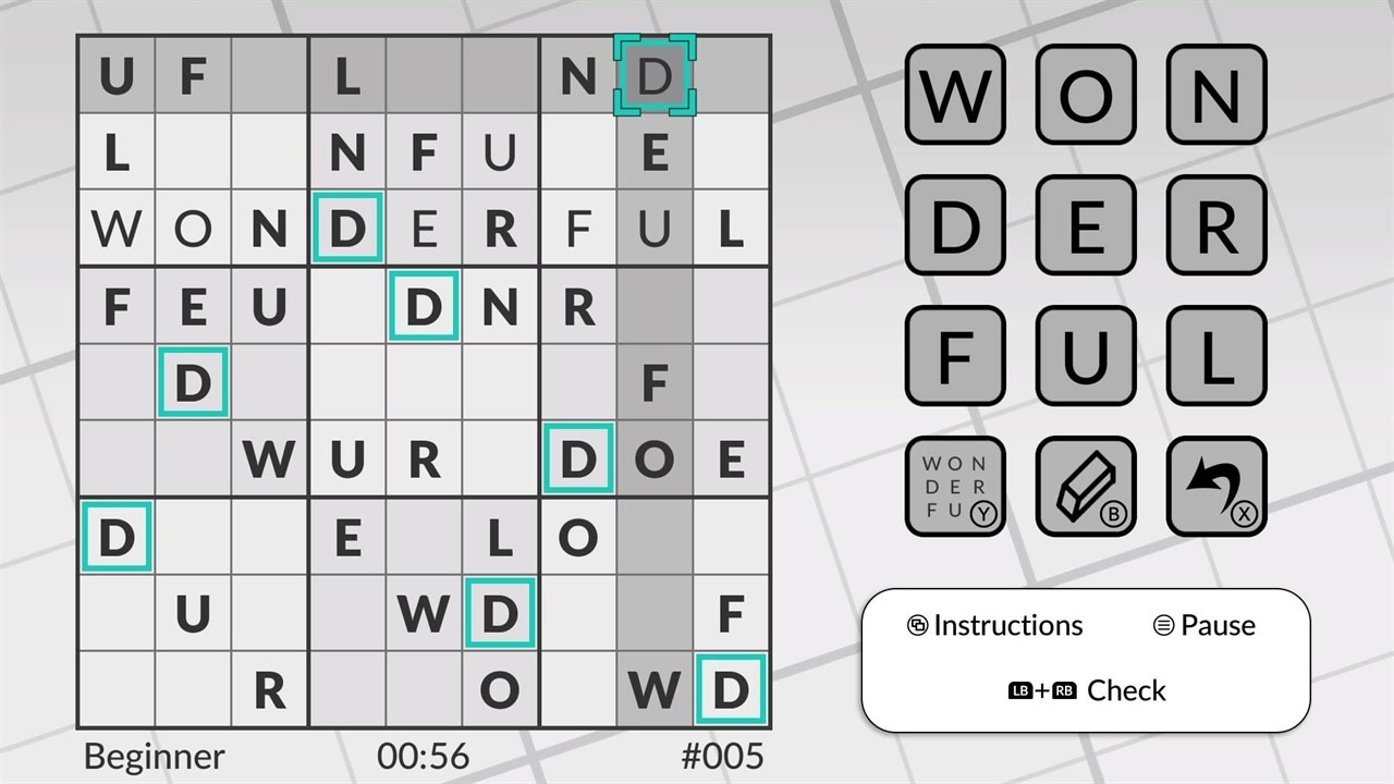 Word Sudoku by POWGI screenshot 1