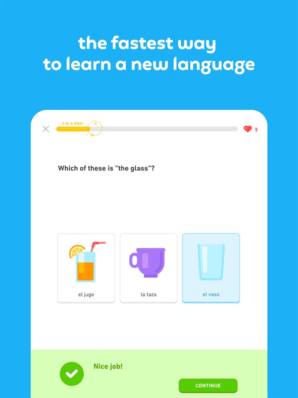 #2. Duolingo - Language Lessons (Windows) By: Duolingo Inc.