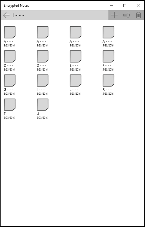 #2. Encrypted Notes UW (Windows) 由: CTsoft