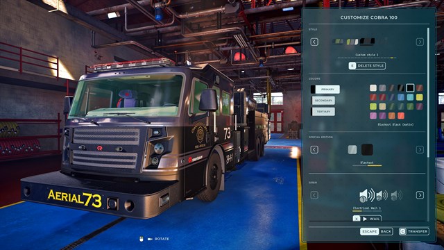 Firefighting Simulator: Ignite - Blackout Truck Edition Skins DLC screenshot 4
