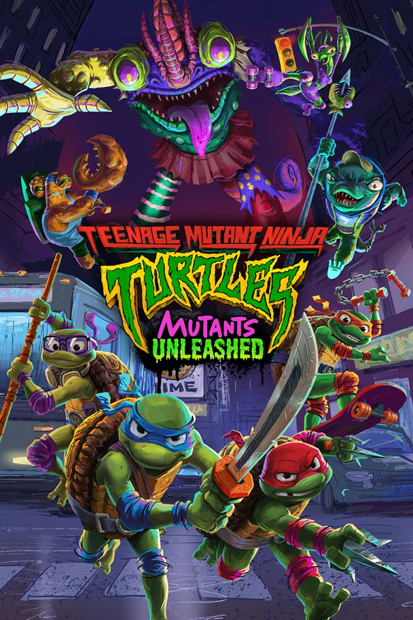 Teenage Mutant Ninja Turtles: Mutants Unleashed Xbox Series X|S and Xbox One cover art