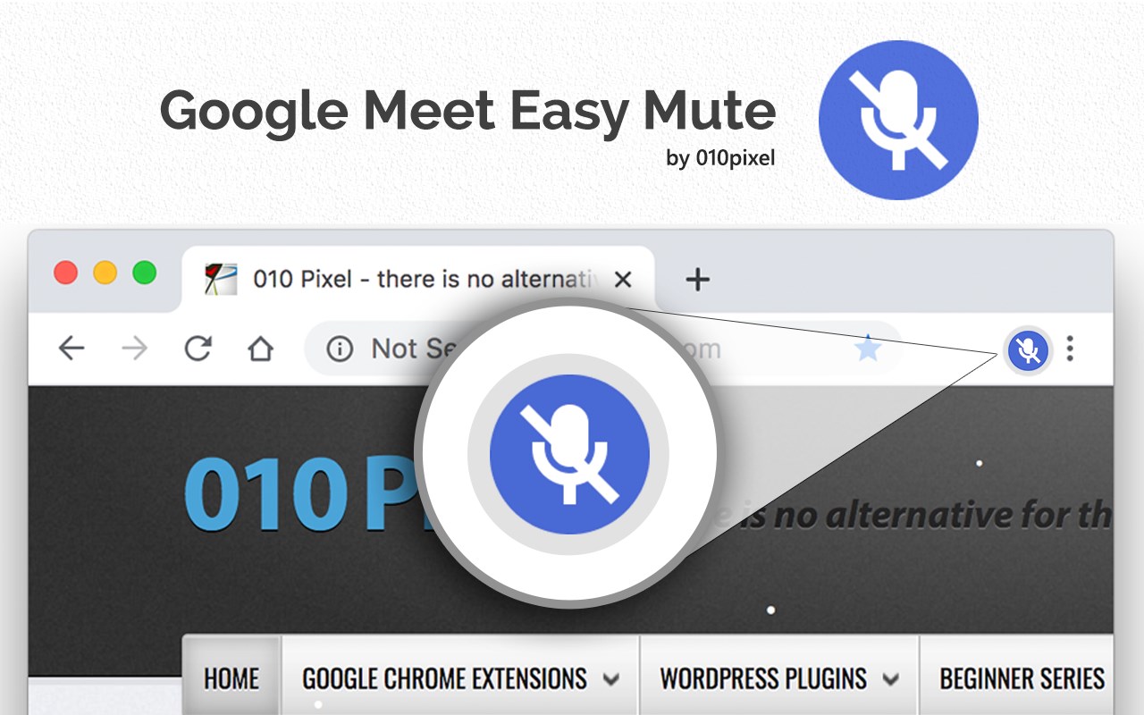 Easy Mute for Google Meet