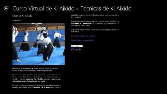 Curso Virtual de Ki Aikido screenshot 3