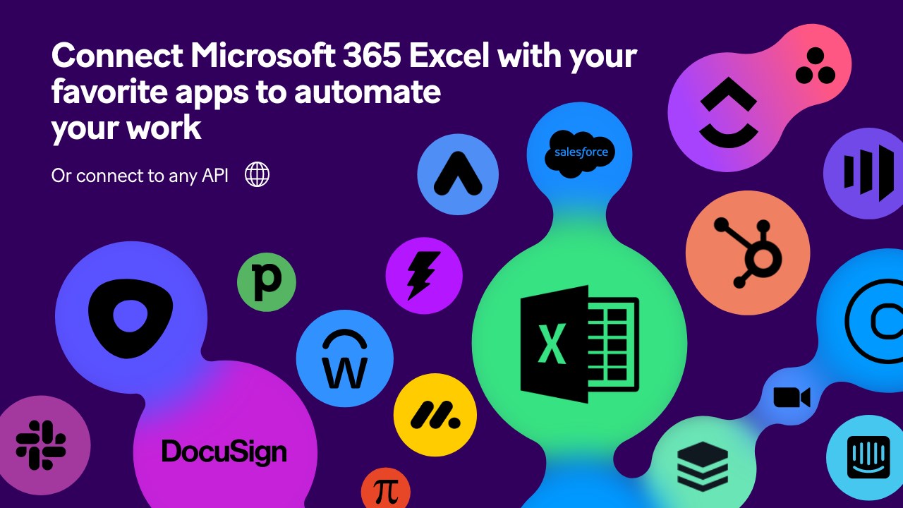 Snapshot 1 of Use Make to connect Microsoft Excel with more than 1,500 apps and services