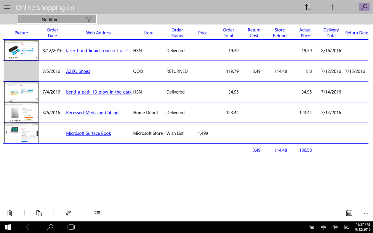 #2. List Hub Free (Windows) Podle: MGM Software