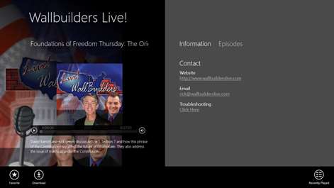 Wallbuilders Live! Screenshots 2