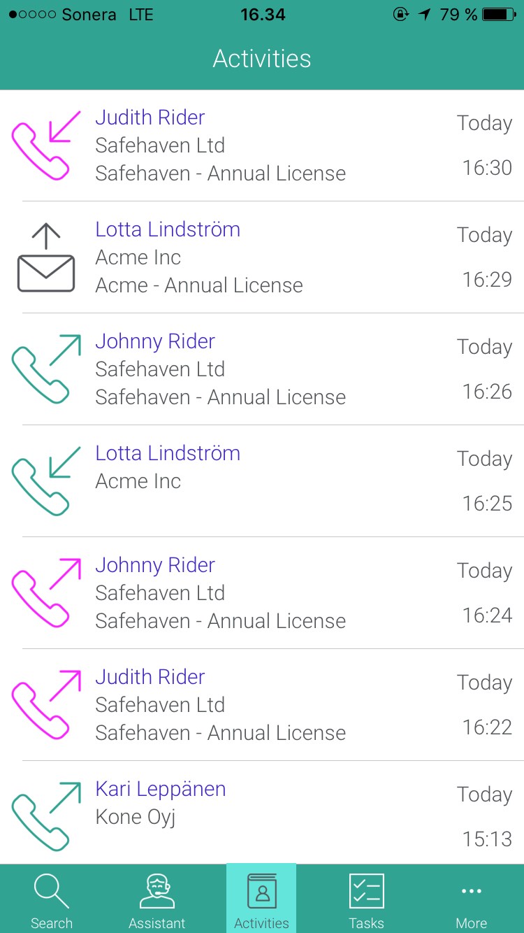 Snapshot 7 of LiiD for Dynamics CRM