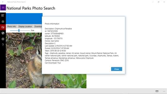 National Parks Photo Search screenshot 4