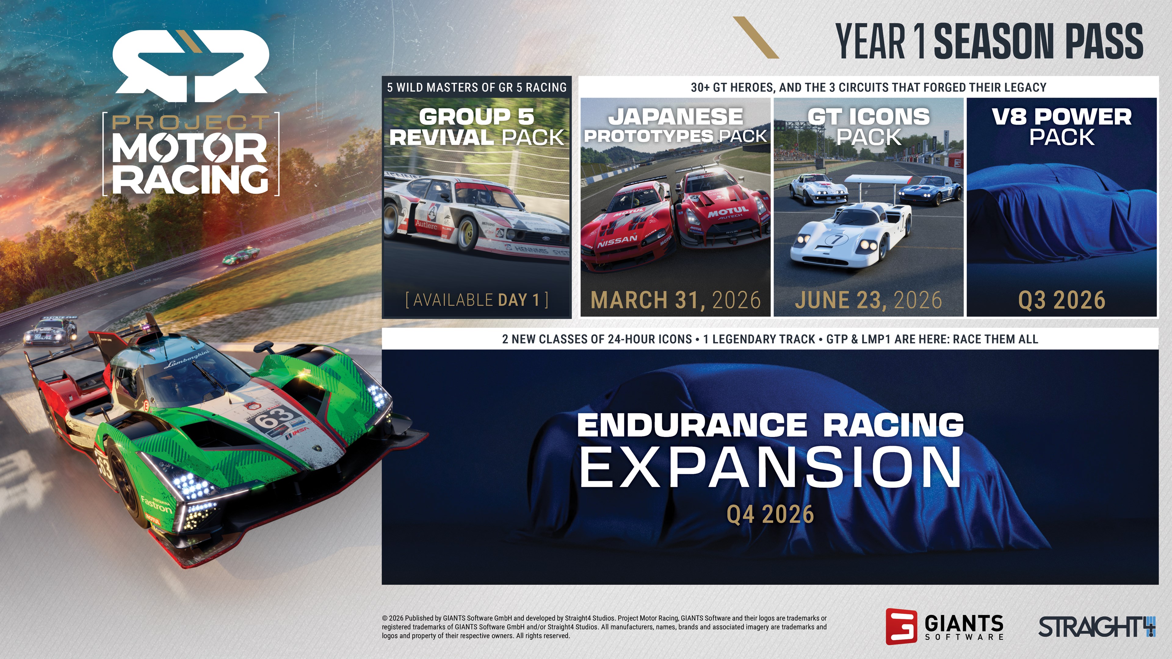 Project Motor Racing: Year 1 Season Pass (PC) | Xbox | Chiave | Privato